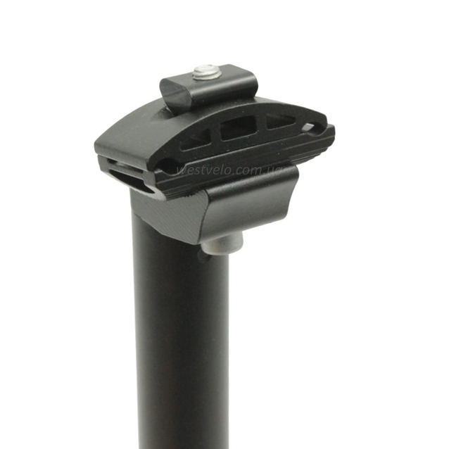 Труба сідла Ø27.2 мм алюміній, L-35 см на глагол,чорна фото westvelo.com