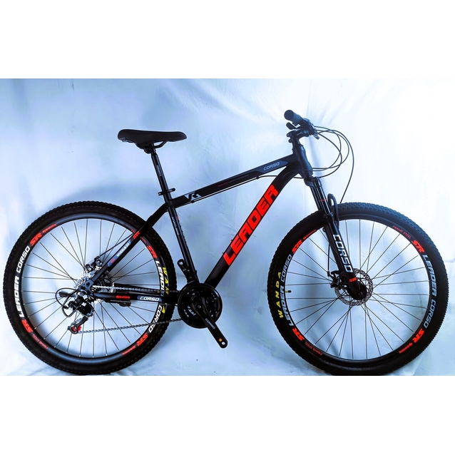 Велосипед 29 ST Corso «LEADER» LD-54310 сталь 19", (к-т SHIMANO) чорно-помаранчевий