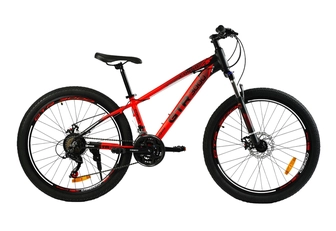 Велосипед 26 AL Corso «GTR-3000» GT-26508 алюміній 13", (к-т SHIMANO) червоно-чорний