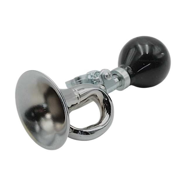 Сигнал-клаксон металевий нікель кручений фото westvelo.com