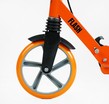 Самокат дитячий 2-х колісний, PU Best Scooter «FLASH» FL-80811 помаранчевий, Ø200mm, ручне гальмо, 1 амортизатор передній фото westvelo.com