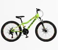 Велосипед 24 ST Corso «STARK» SK-24392 сталь 12", (к-т Saiguan) салатовий фото westvelo.com