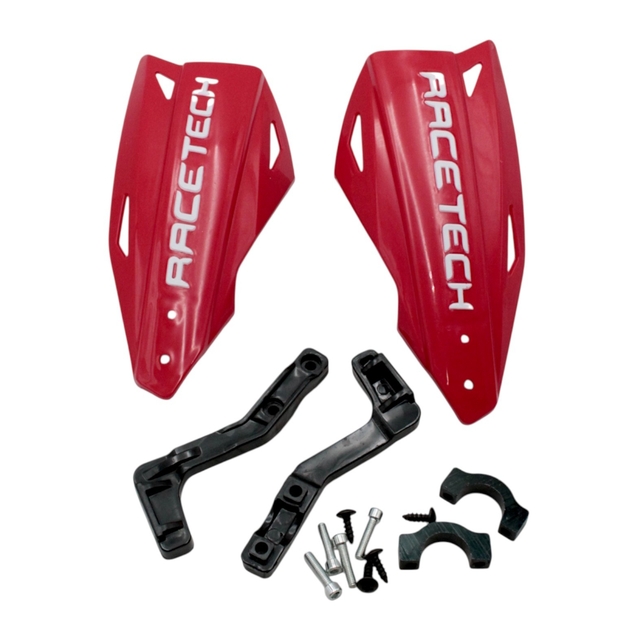 Захист рук на кермо мото RACE TECH, X-FORCEHANDGUARD (3), червоні фото westvelo.com