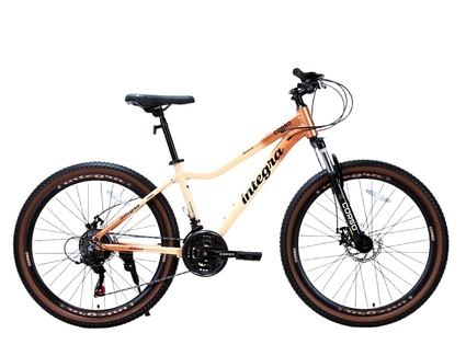 Велосипед 26 AL Corso «INTEGRA» NG-26419 алюміній 15", (к-т SHIMANO) бежево-помаранчевий