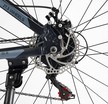 Велосипед 27.5 AL Corso «LEGEND» LG-27812 алюміній 15,5", (к-т SHIMANO) графітово-блакитний фото westvelo.com