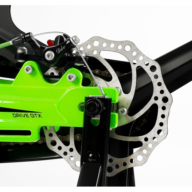 Дитячий велосипед 20 MG Corso «CONNECT» MG-20269, магнієва рама, салатовий, допоміжні колеса фото westvelo.com