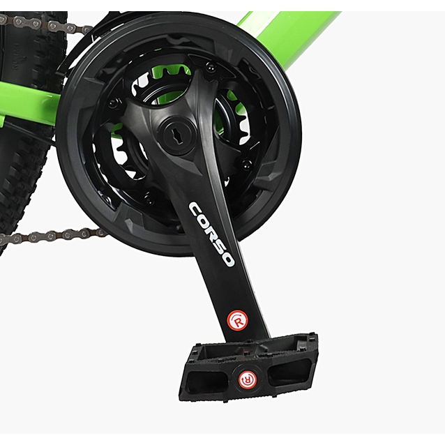 Велосипед 26 AL Corso «PROJECT»  RJ-26965 алюміній 13", (к-т SunRun) салатовий фото westvelo.com