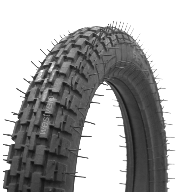Покришка "16" 3.25-16 4PR + камера, шипована TT фото westvelo.com
