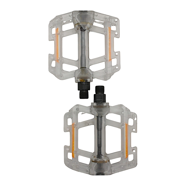 Педалі полікарбонат Hengchi FPD-287, прозорий (Тайвань) фото westvelo.com