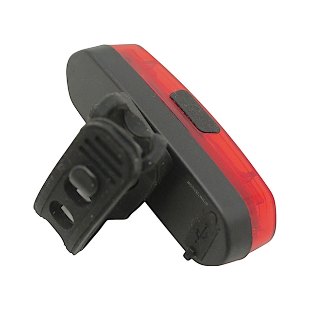 Мигалка на usb зарядку зад №096 AQY-096 червоне, з акумулятором фото westvelo.com