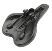Сідло мтв VeAlen (1080-7), чорне жовто-сіра полоса фото westvelo.com