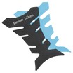 Наклейка захисна на бак паливний "PROGRIP" (#10 Dream Bikes) чорна фото westvelo.com