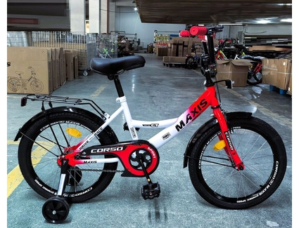 Дитячий велосипед 18 ST Corso «MAXIS» MX-61027 біло-червоний