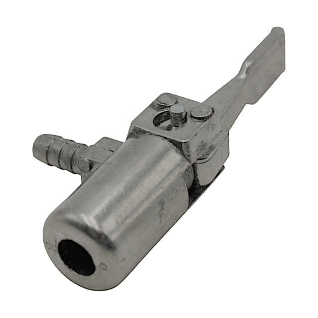 Наконечник шланга насоса алюмінієвий великий L-40 фото westvelo.com