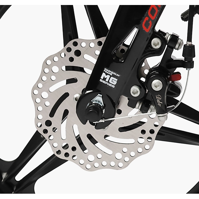 Дитячий велосипед 16 MG Corso «MONTI» MT-16494, магнієва рама, чорно-червоний фото westvelo.com