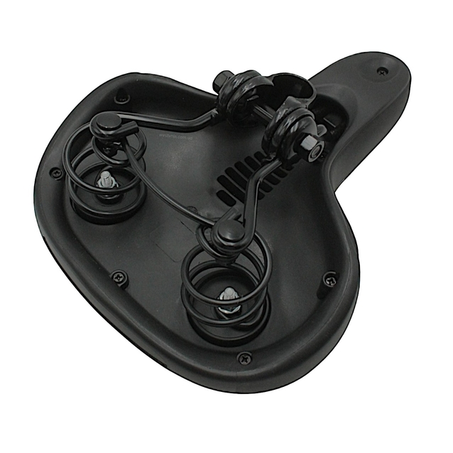 Сідло на пружинах ARDIS № C060, чорне з сірою полоскою (260x210) фото westvelo.com