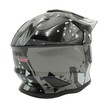 Шолом, закритий крос/ендуро (S 55-56) АТV зі склом F2 (819-7) глянець чорно-сірий фото westvelo.com