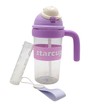 Фляга 650 ml Starcup харч.пластик (ремінець, трубочка, інфузер) мікс кольорів фото westvelo.com
