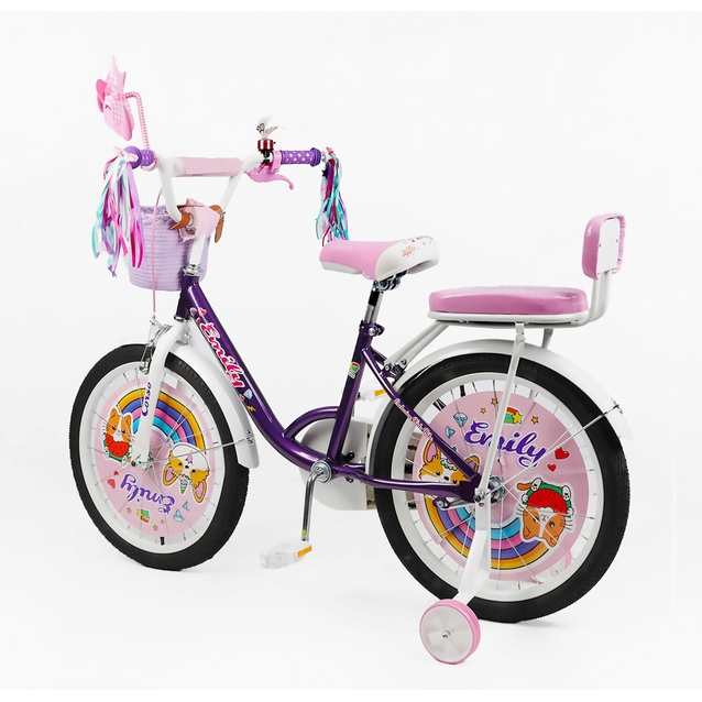 Дитячий велосипед 20 ST Corso «EMILY» ML-99802 фіолетовий фото westvelo.com