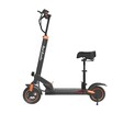 Електросамокат Best Scooter MS-93627 двигун 800W, акумулятор літієвий 48V 17.5Ah з сидінням, складний, колеса 10, чорно-помаранчевий фото westvelo.com
