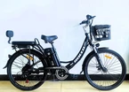 Електровелосипед 26 ST Corso «ROCCO» R-86590 сталь, двигун 750W, акумулятор 48V 20Ah літієвий, чорний фото westvelo.com