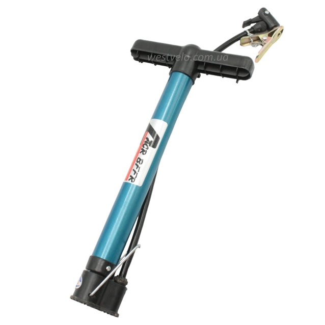 Насос вело металевий синій (під ромашку) фото westvelo.com