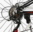 Велосипед 24 AL Corso «CONCEPT» CP-24266 алюміній 11", (к-т SHIMANO) чорно-червоний фото westvelo.com