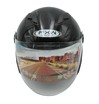 Мото шолом, відкритий (M) FXW HF-223 чорний глянець, + окуляри фото westvelo.com
