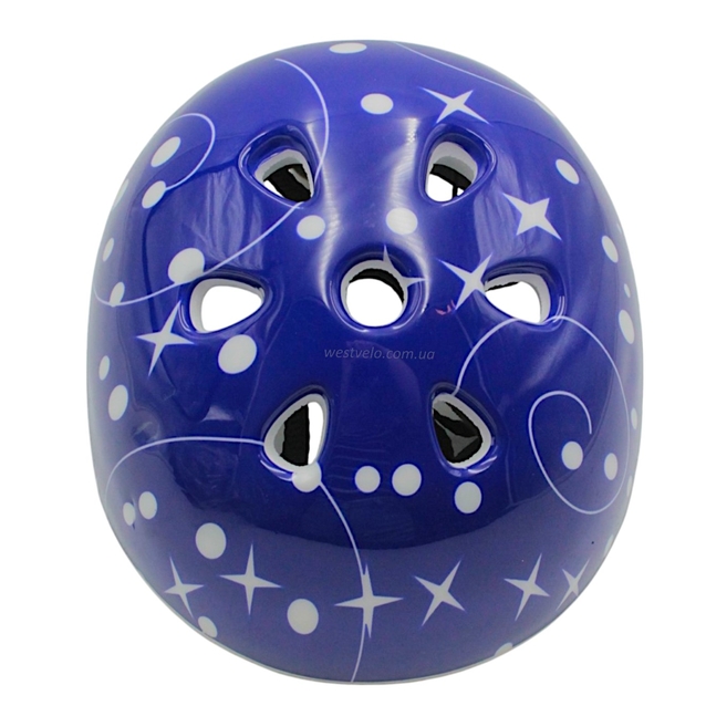 Вело шолом "TK Sport" 598 (55см) темно-синій з зірками фото westvelo.com