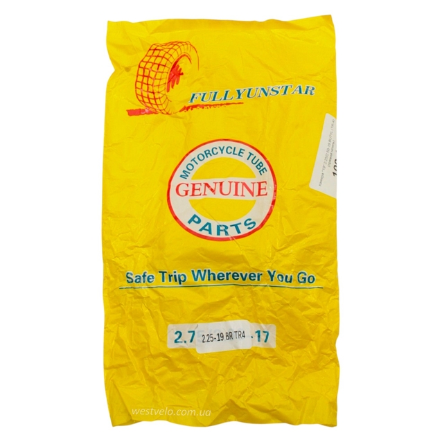 Камера "19" 2.25 -19 (2.50/2.75) GENUINE (TR-4) (прямий ніпель) фото westvelo.com