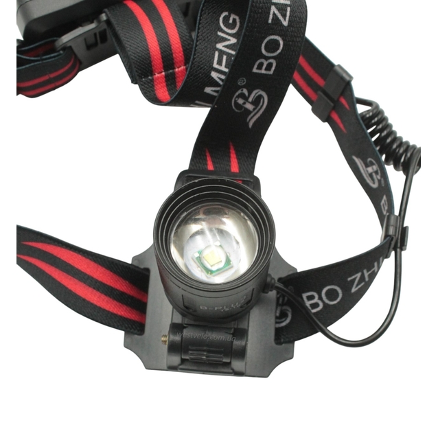 Ліхтар налобний на usb зарядку, NO-102-T6 один режим фото westvelo.com