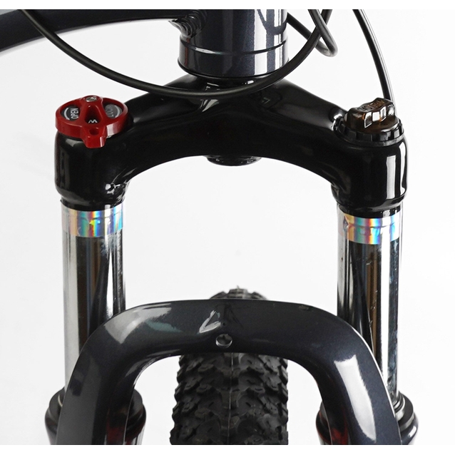 Велосипед 26 AL Corso «PULSAR» PL-26318 алюміній 13", (к-т SHIMANO) темно сіро-помаранчевий фото westvelo.com