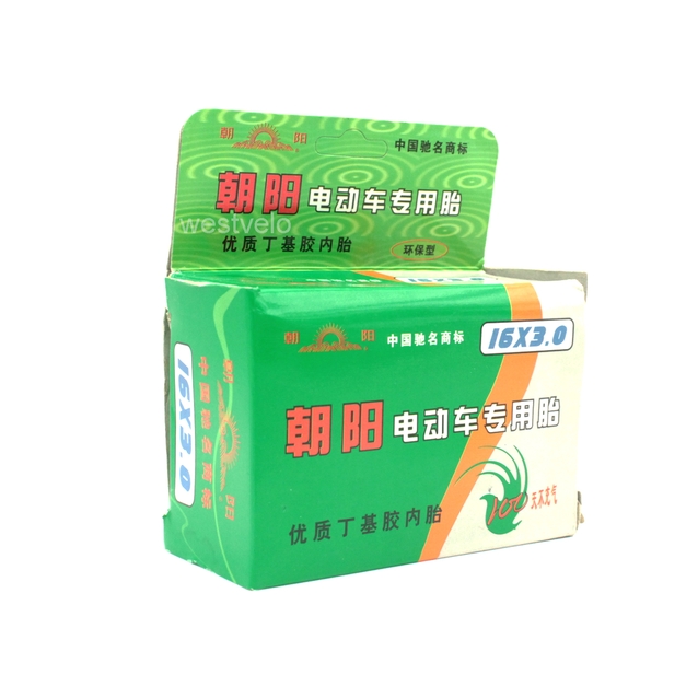 Камера 16 прямий ніпель (3.00) CHAOYANG  для електровелосипеда E-bike фото westvelo.com