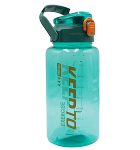 Фляга 1600 ml харч.пластик, KEEPTO EXERCISE, (для тренувань) з трубкою, бірюзова