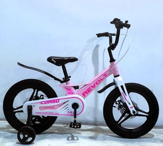 Дитячий велосипед 16 MG Corso «REVOLT» RV-16499, магнієва рама, світло рожевий