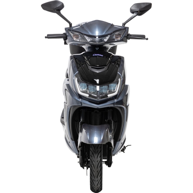 Електроскутер Corso «ATMOS» TS-731147, двигун 2000W, акумулятор 72V/35Ah графеновий, сірий, колеса 10" + 1 ящик. акум фото westvelo.com