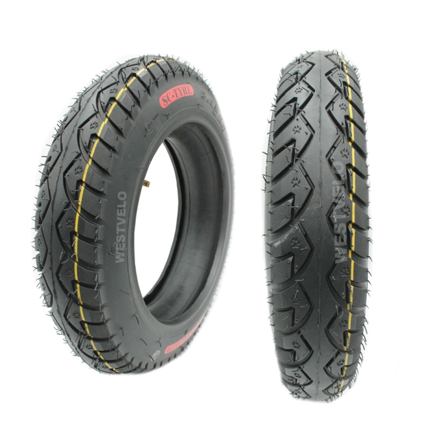 Покришка "10" 3.00-10 SC-TYRE (121) TT шоссе + камера