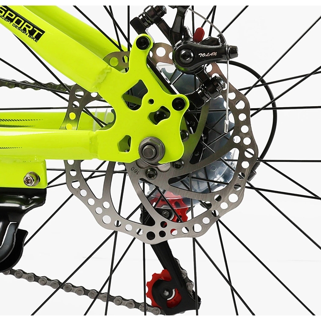 Велосипед 26 ST Corso «PHANTOM» PH-26183 сталь 13", (к-т SunRun) жовтий фото westvelo.com