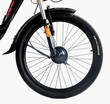 Електровелосипед 22 ST Corso «SHADOW»  SH-9038-7 / 9083-7 / с-31 сталь, 500W, акум 48V20AH, чорно-червоний фото westvelo.com