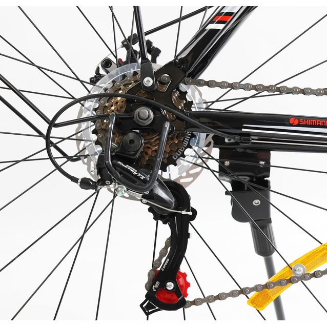 Велосипед 29 ST Corso «FISHER» FS-41473 сталь 19", (к-т SHIMANO) чорно-червоний фото westvelo.com
