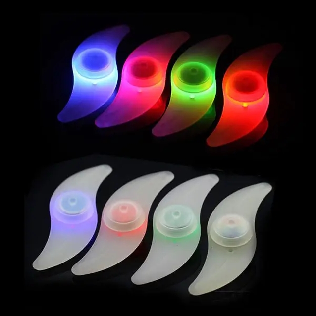 Мигалка на спиці "Бумеранг" KJ-803 (YY601) силіконова на батарейці фото westvelo.com