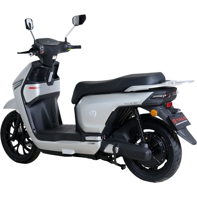 Електроскутер Tailg «T-80» GR-635, двигун 2500W, акумулятор 72V 38Ah графеновий, сірий, колеса 14" + 1 ящик. акум фото westvelo.com