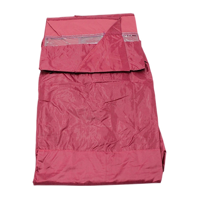 Плащ-дощовик для їзди на скутері, (для двох) червоний XXL фото westvelo.com