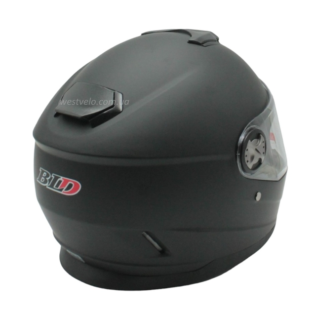 Мото шолом, закритий (M 57-58) BLD-М65 інтеграл, чорний матовий фото westvelo.com