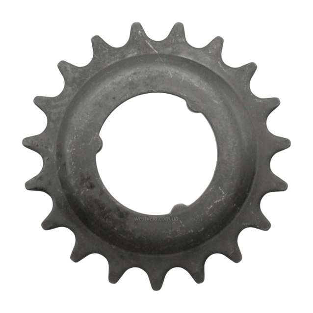 Зірка задня 19 зубів калена чорна фото westvelo.com
