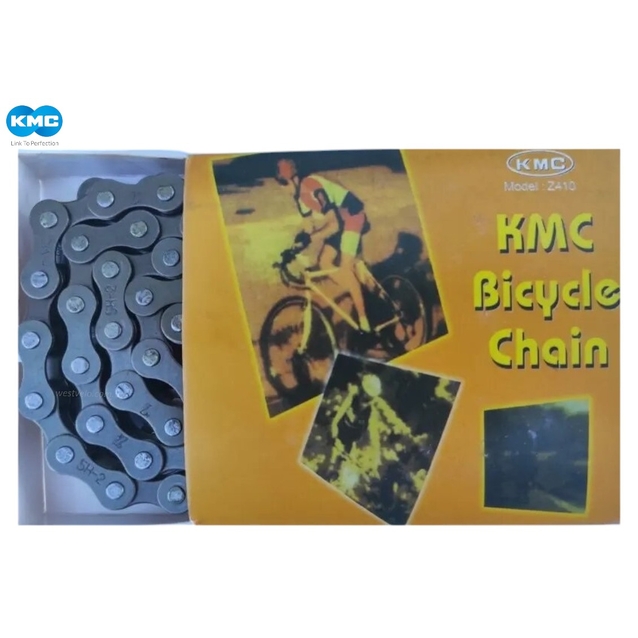 Ланцюг одношвидкісний 114 ланок KMC Z410 (репліка) фото westvelo.com