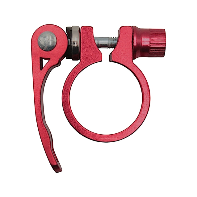 Хомут з ексцентриком труби сідла Ø34.9 мм алюміній червоний фото westvelo.com