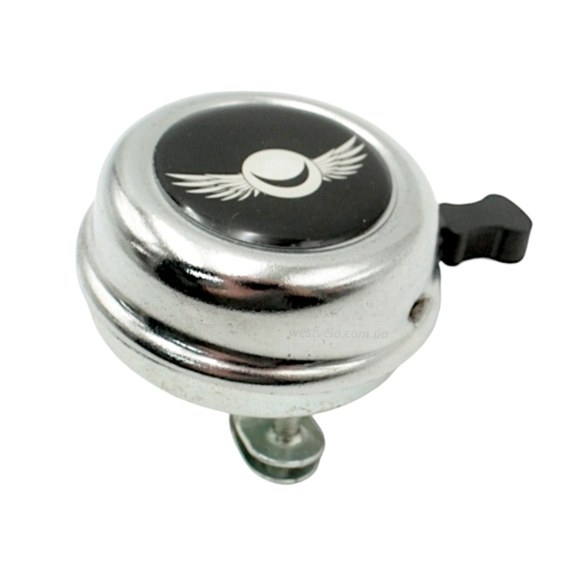 Дзвінок нікель сталевий з лого фото westvelo.com