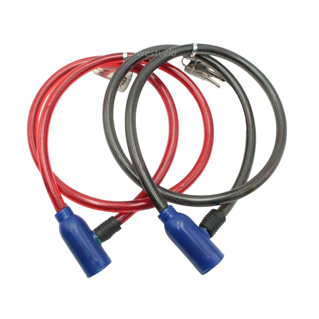 Замок MS-2 L-1.0m на ключ (різні кольори) фото westvelo.com