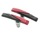 Колодки гальмівні V-brake BARADINE 959V зміщений центр чорно-червоні фото westvelo.com